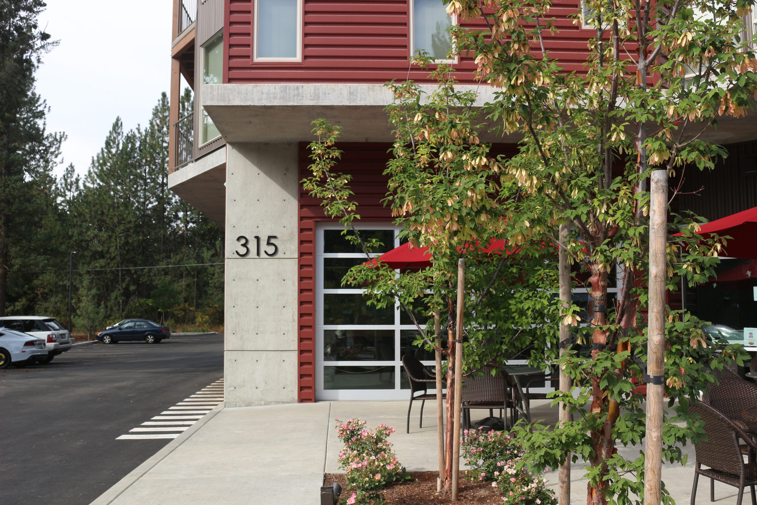 Lake Drive Apartments is a mixed-use project located in Coeur d'Alene Idaho and features a retail space that includes the local Bakery by the Lake.